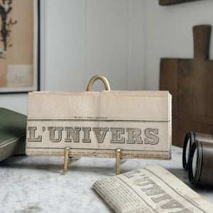 Antique French 1800s Newspapers.