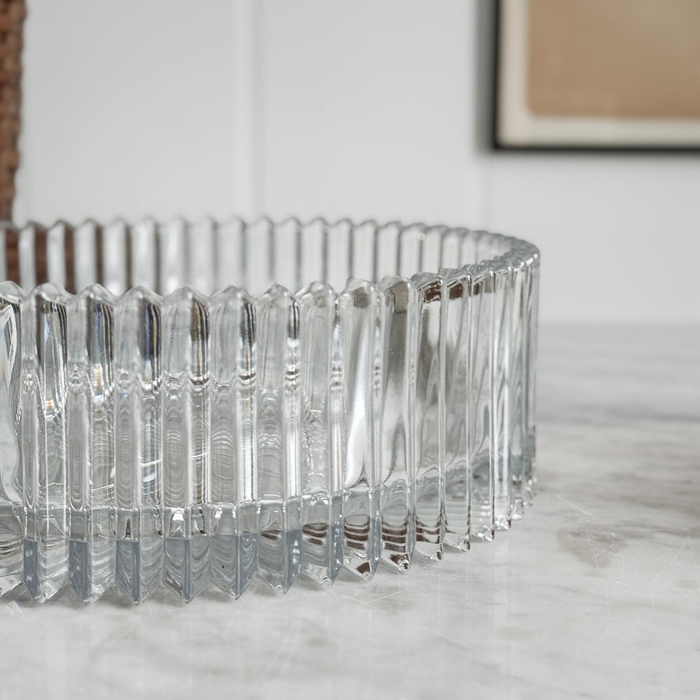 Vintage Mikasa crystal bowl