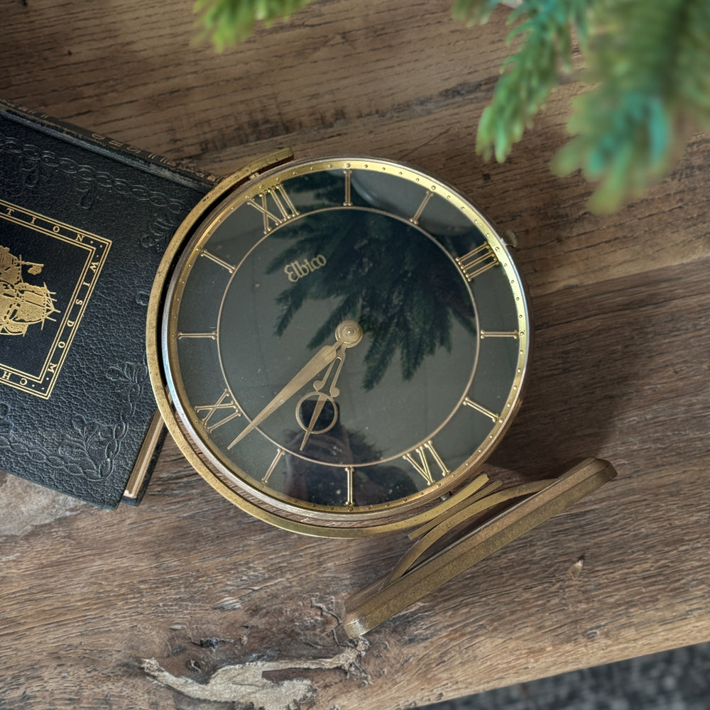 Vintage Brass Clock.