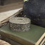 Vintage Metal Jewellery Box.