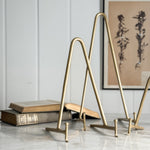 Gold Metal Plate Stands - multiple sizes