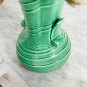 Vintage Green English Pottery Vase