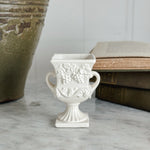 Vintage White Japanese Urn