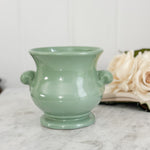 Vintage Abingdon green urn planter