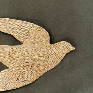 Hammered Gold Swallow