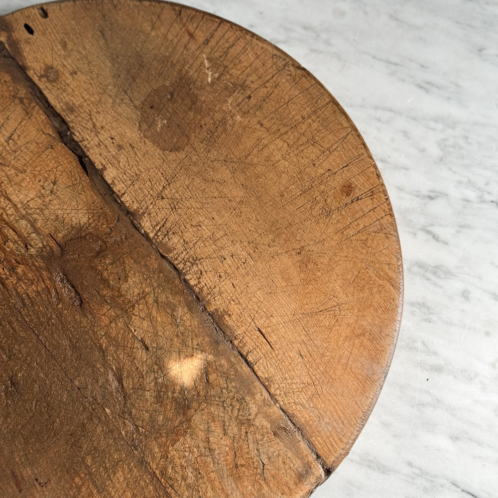 Vintage Turkish wood bread board