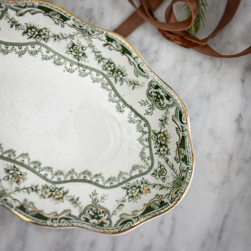 Antique green and white King Edward Toronto.