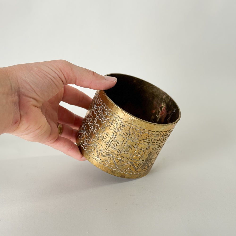 Vintage Brass Container