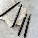 12" Danish Taper Candles - Black.