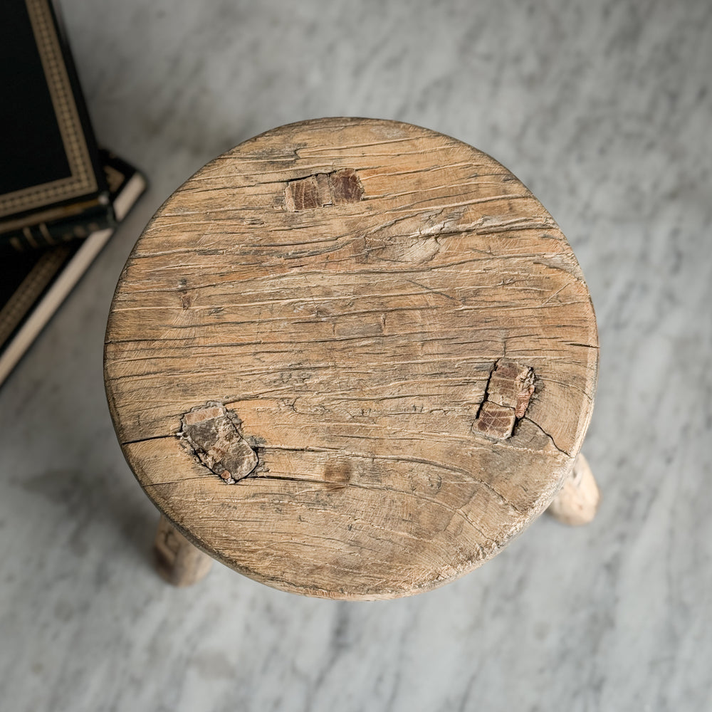 Vintage round stool.