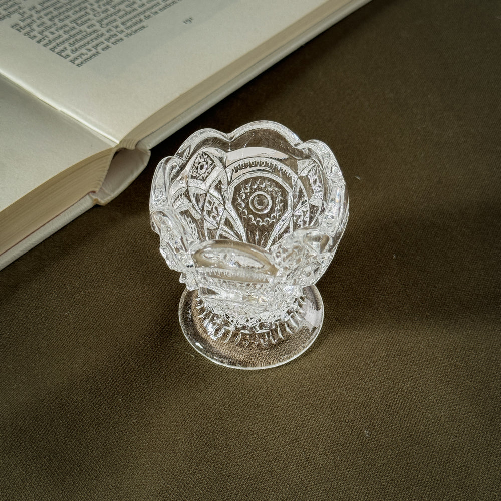 Vintage Glass Toothpick Holder VII