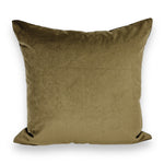 Olive Velvet Pillow Cover- Multiple Sizes