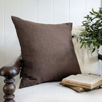 Manchester Brown Pillow Cover - Multiple sizes