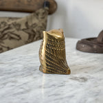 Vintage brass owl.