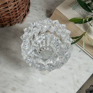 Vintage Mikasa tealight crystal holder