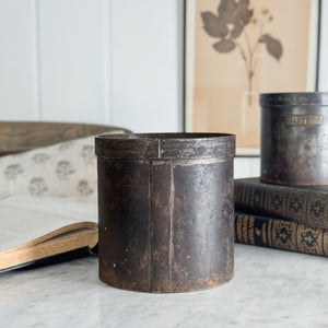 Vintage Metal Brass Measuring Pail- 2L.
