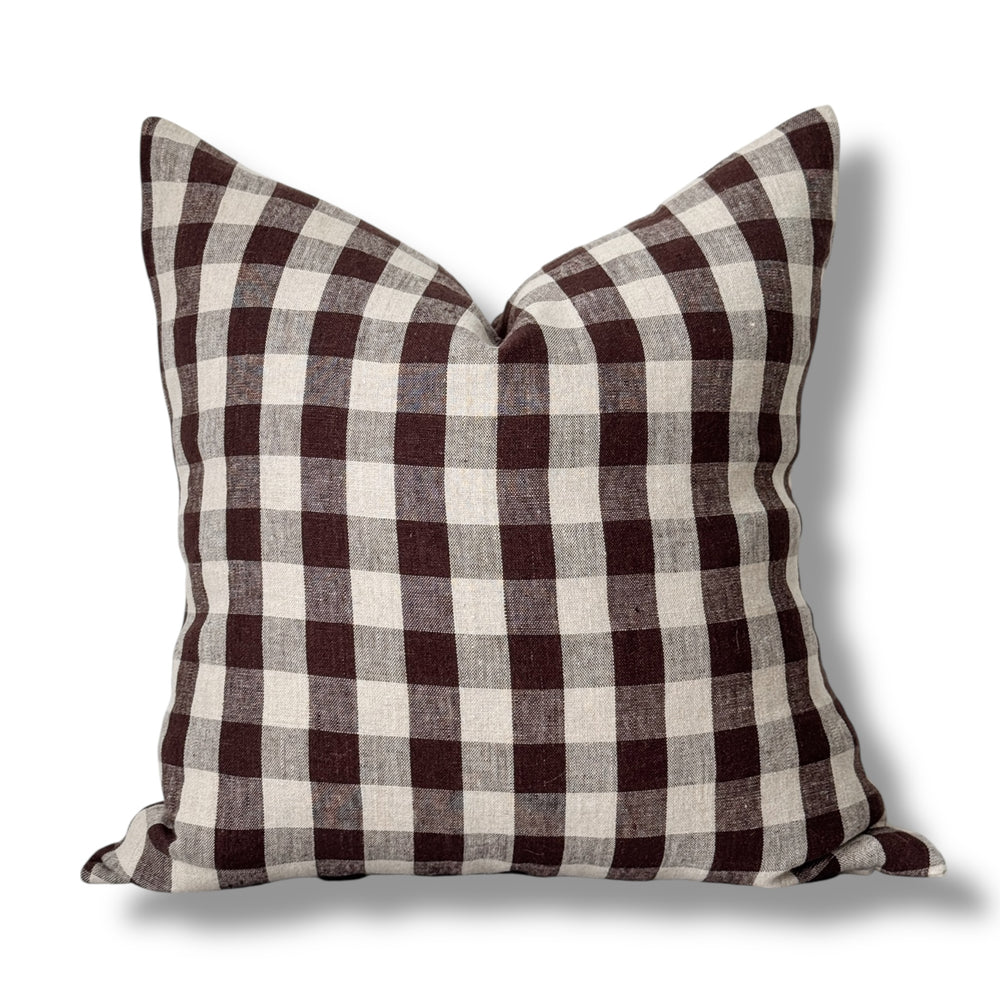 Leigh Gingham Pillow Cover- Multiple Sizes.