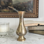 Vintage Dark Brass Vase