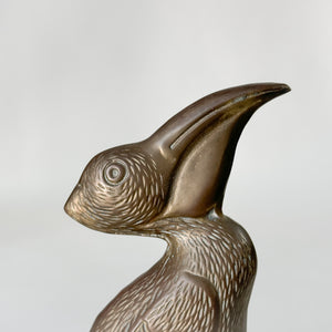 Vintage brass pelican.