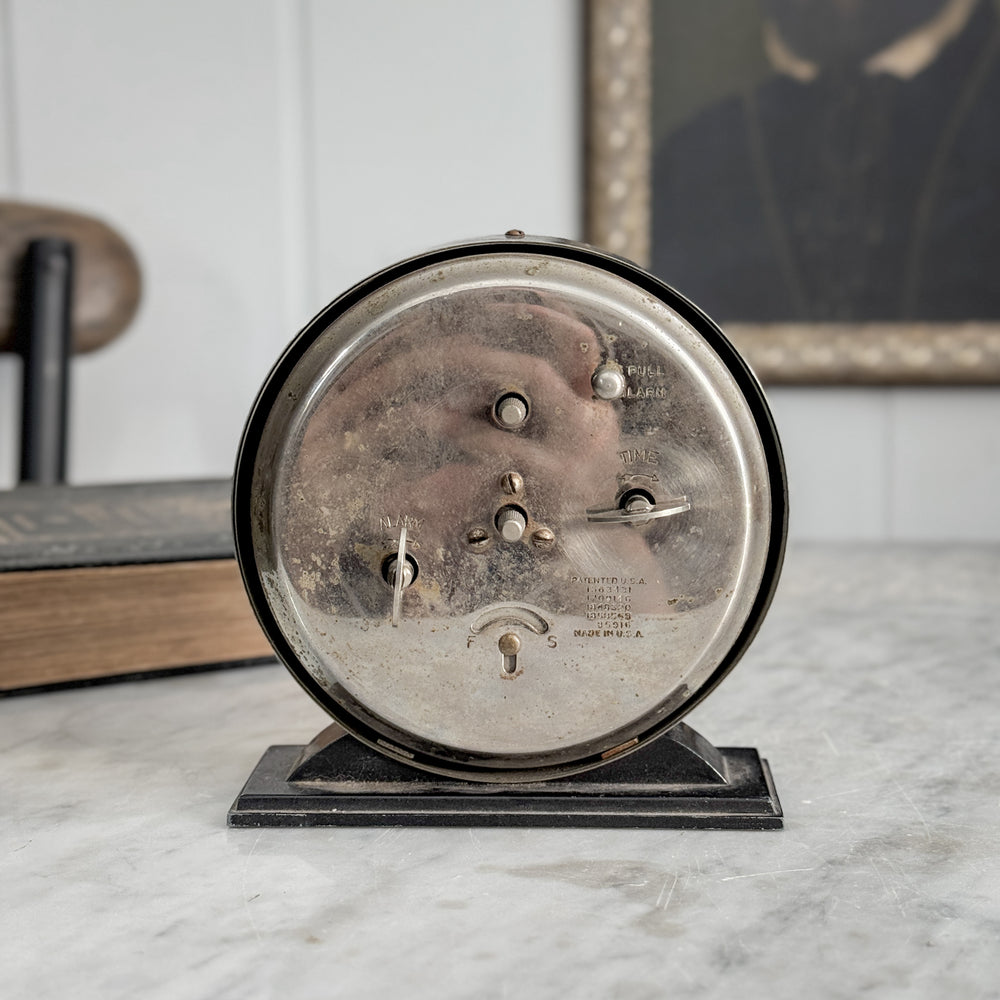 Vintage black Big Ben clock.