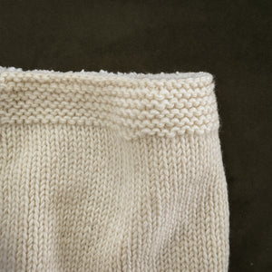 Ivory Knit Neck Warmers.