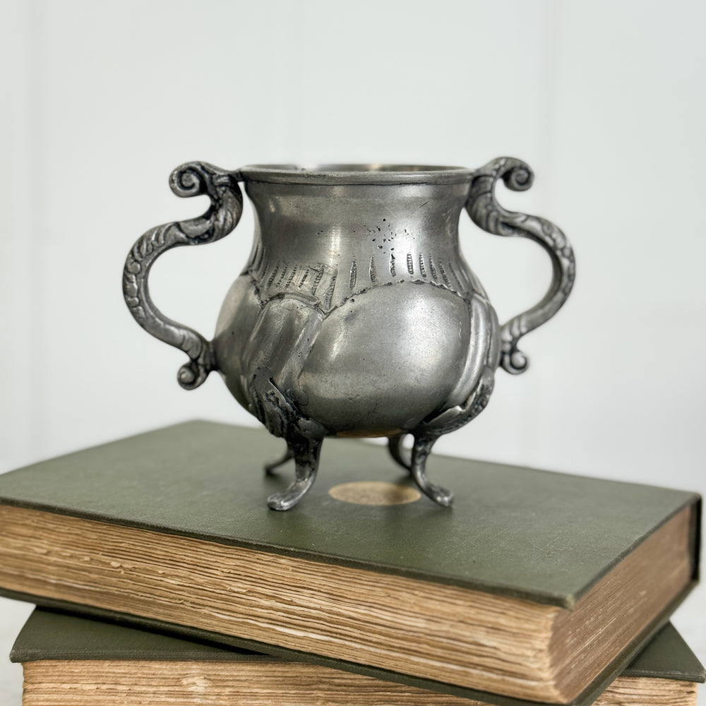 Vintage Portuguese pewter cup.