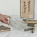 Vintage Low Glass Bowl