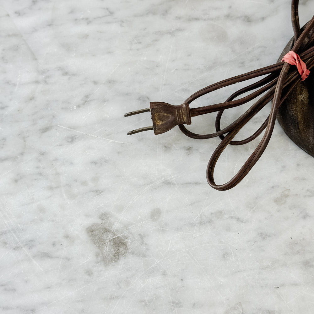 Vintage Copper Metal Desk Lamp