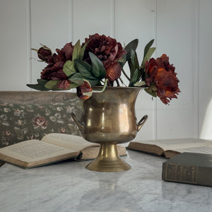 Vintage Brass Urn with Handles.