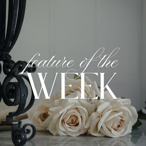 Faux Beige Rose flower Stem