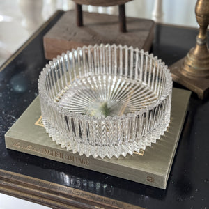 Vintage Mikasa crystal bowl.