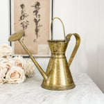 Vintage brass gold watering can sprinkler spout