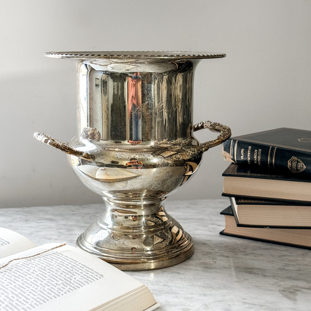 Vintage Silver Champagne Bucket A.M.M.
