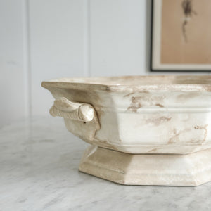 Antique ironstone compote.