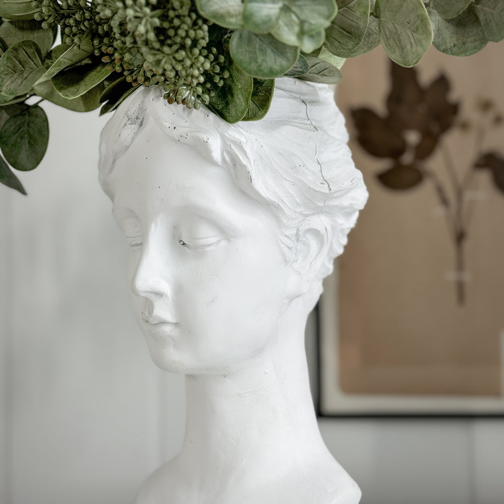 Female Plaster bust.