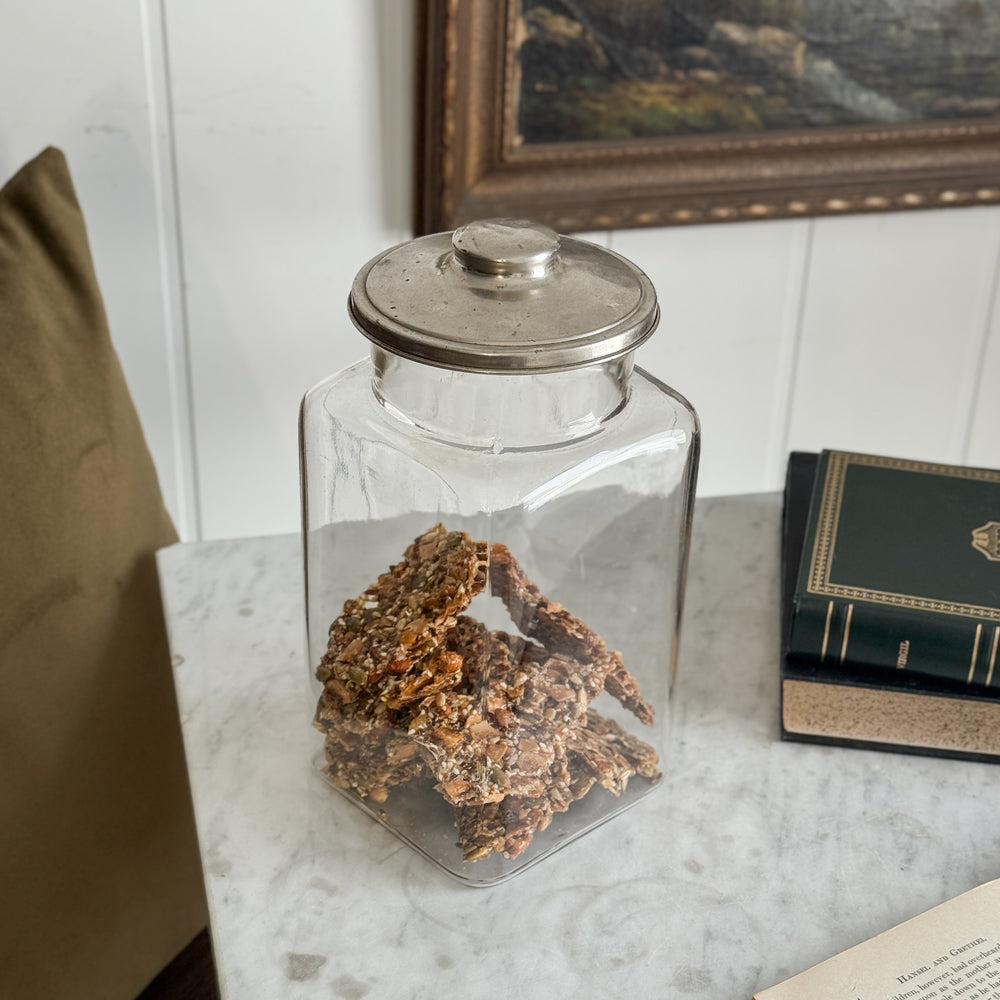 Vintage Glass General Store Jar