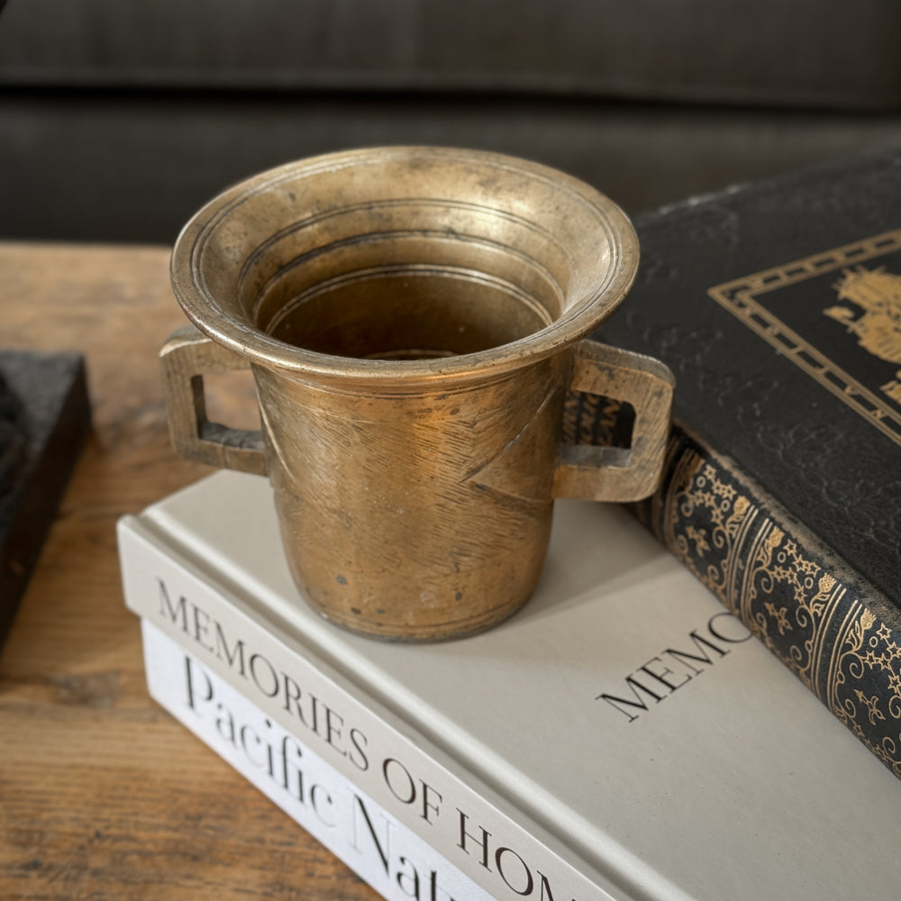 Vintage Brass Mortar
