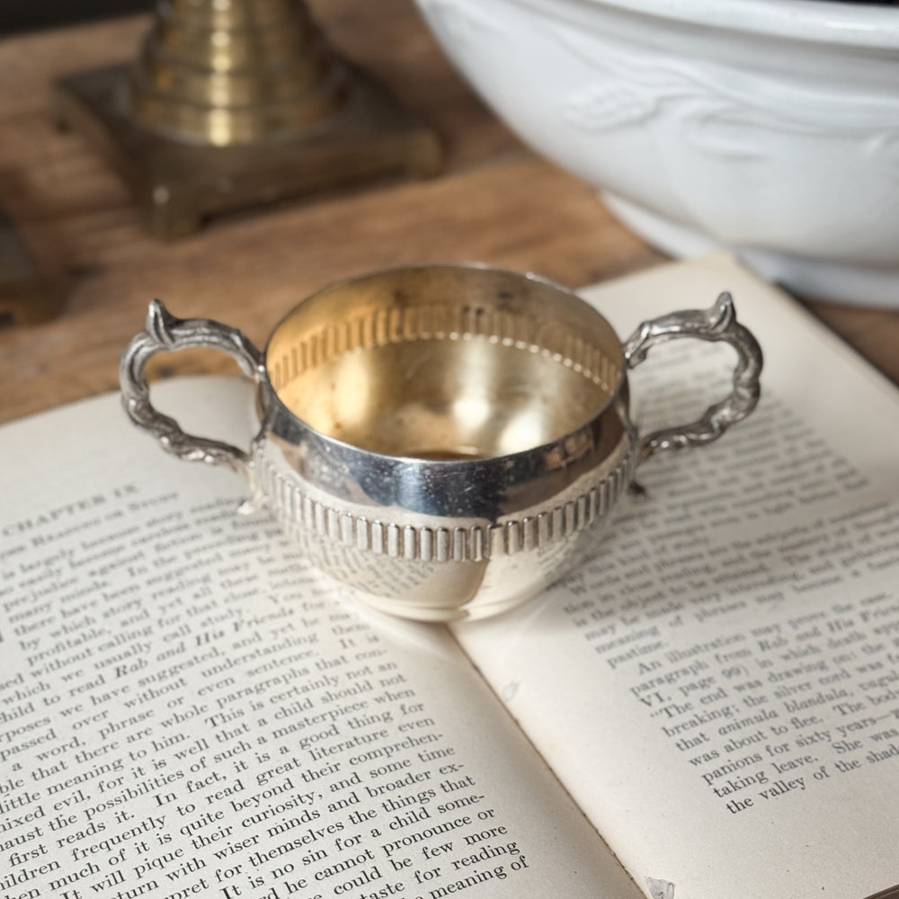 Vintage Silver Plate Sugar Ornament II.