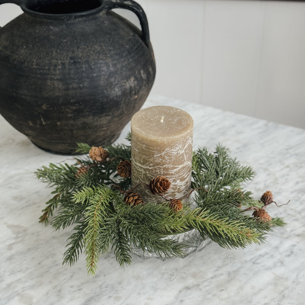White Spruce Candle Ring