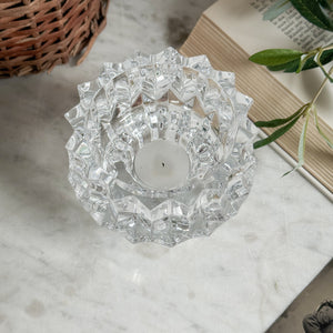 Vintage Mikasa tealight crystal holder