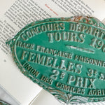 Vintage green cattle award 1965- FRANCE