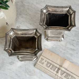 Vintage Silver Plate Vase.