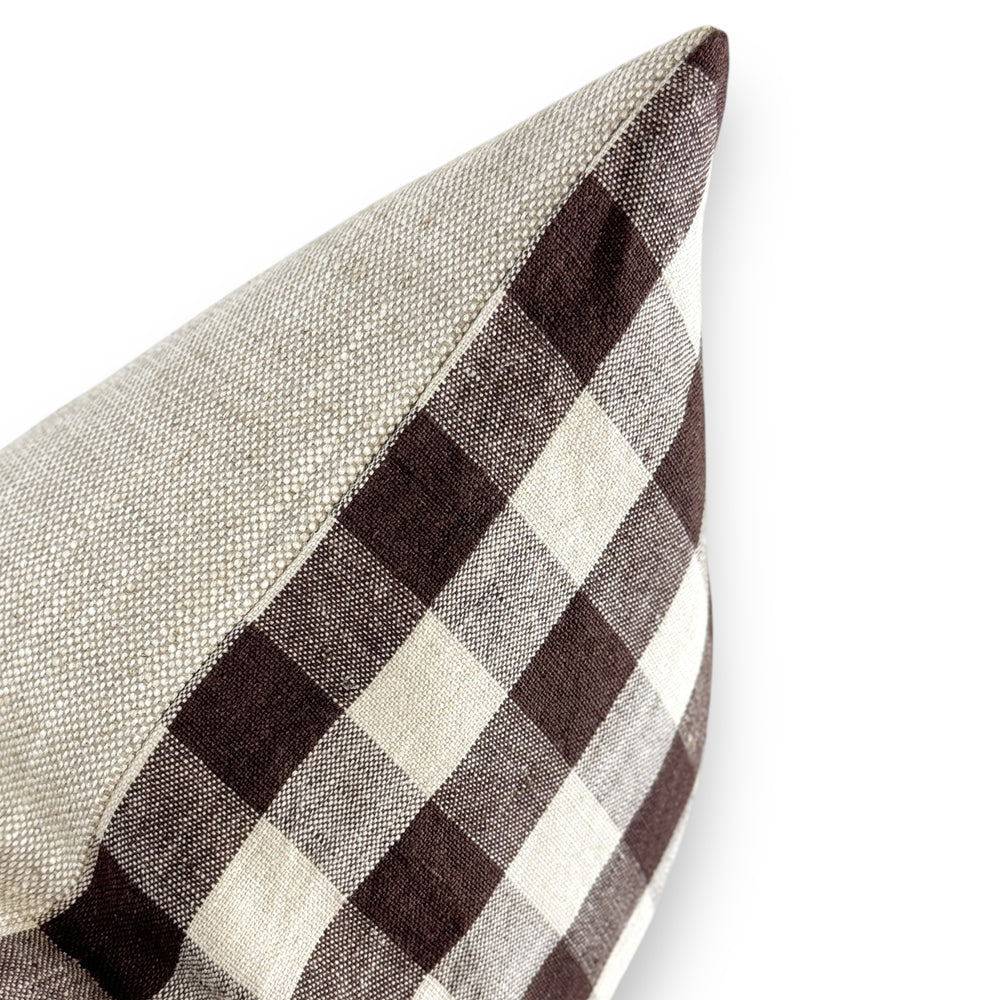 Leigh Gingham Pillow Cover- Multiple Sizes