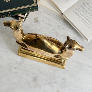 Vintage Brass Camel Door Stop