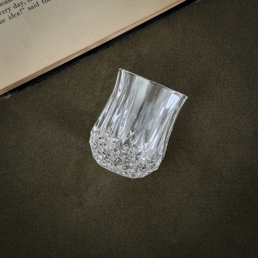 Vintage crystal shot glass