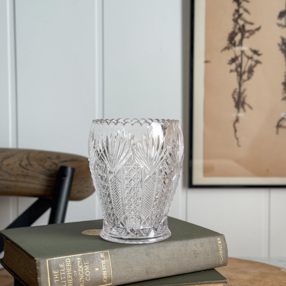 Vintage Glass Spooner II