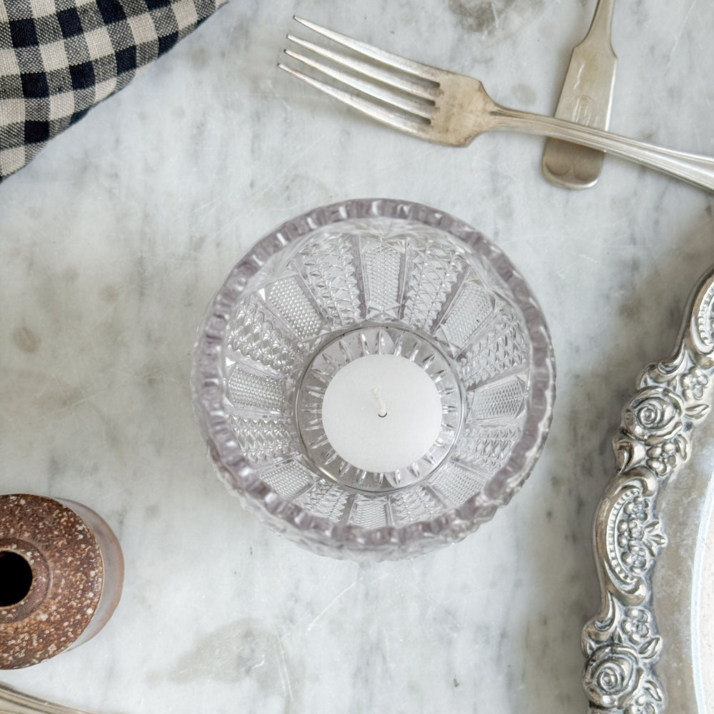 Vintage Glass Spooner