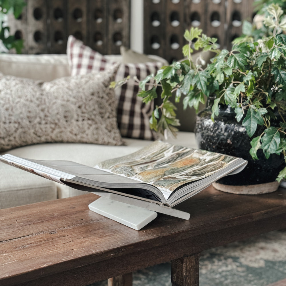 Marble Book Rest.