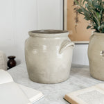 Antique Cream Confit Pot VIII - FRANCE