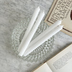Dinner Taper Candles - White